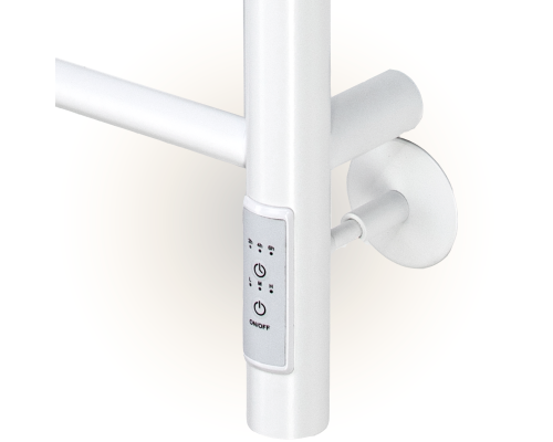 Полотенцесушитель электрический с/т Comfysan Capri EC-8 80/40 с полкой, белый