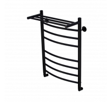 Полотенцесушитель водяной Comfysan Noumi W-8 80/50 с полкой, черный