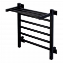 Полотенцесушитель электрический с/т Comfysan Marte-K EC-6 60/50 с полкой, черный