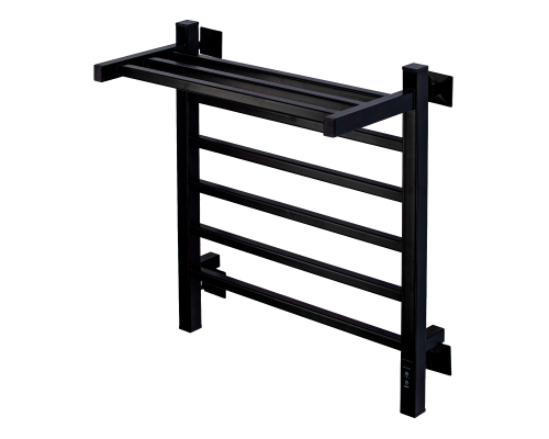 Полотенцесушитель электрический с/т Comfysan Marte-K EC-6 60/50 с полкой, черный