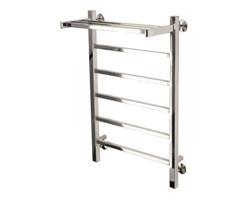 Полотенцесушитель электрический с/т Comfysan Marte-K EC-6 80/50 с полкой, хром