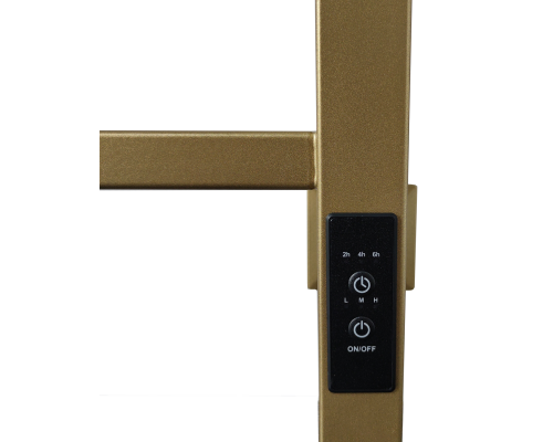 Полотенцесушитель электрический с/т Comfysan Marte-K EC-6 80/50 с полкой, MAT GOLD RAL