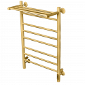 Полотенцесушитель электрический с/т Comfysan Luce EC-8 80/50 с полкой, MAT GOLD RAL Полотенцесушитель электрический с/т Comfysan Luce EC-8 80/50 с полкой, MAT GOLD RAL