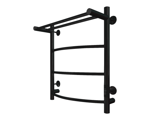 Полотенцесушитель электрический с/т Comfysan Classic EC-4 60/50 с полкой, черный