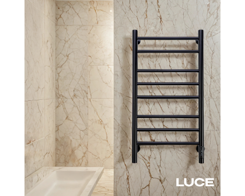 Полотенцесушитель электрический с/т Comfysan Luce EC-8 80/40, черный