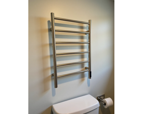 Полотенцесушитель электрический с/т Comfysan Стелла (Stella) EC-6 70/40, никель, гальваника