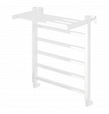 Полотенцесушитель водяной Comfysan Marte-K W-6 60/50 с полкой, белый