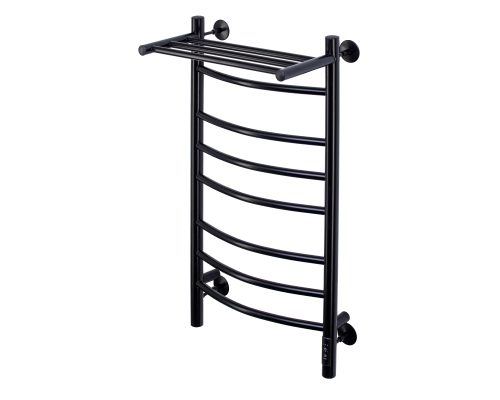 Полотенцесушитель электрический с/т Comfysan Noumi EC-8 80/40 с полкой, черный