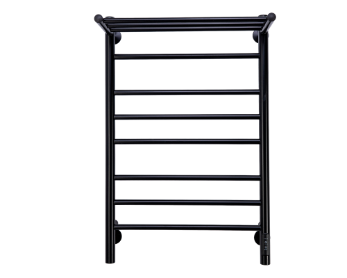 Полотенцесушитель электрический с/т Comfysan Luce EC-8 80/50 с полкой, черный