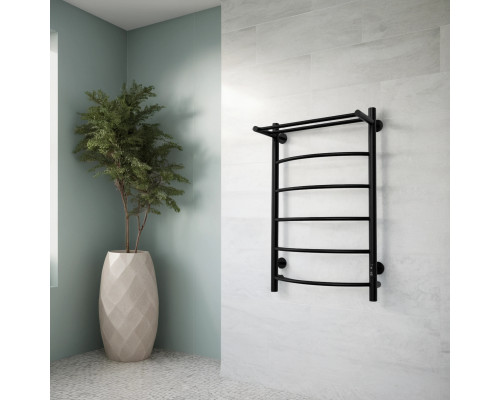 Полотенцесушитель электрический с/т Comfysan Classic EC-6 80/50 с полкой, черный