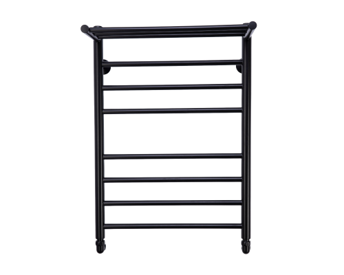 Полотенцесушитель водяной Comfysan Luce W-8 80/50 с полкой, черный