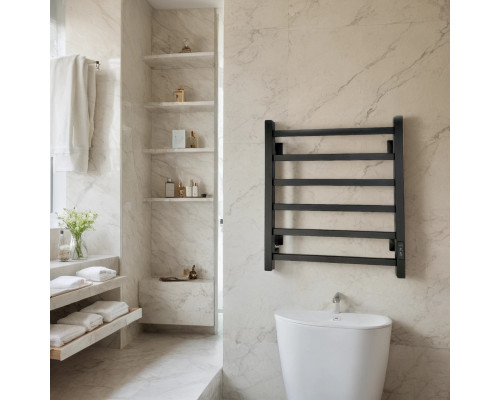 Полотенцесушитель электрический с/т Comfysan Roma-K EC-6 60/50, черный