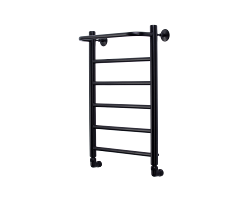 Полотенцесушитель водяной Comfysan Capri W-6 60/40 с полкой, черный