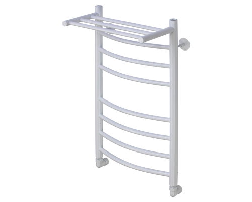 Полотенцесушитель водяной Comfysan Noumi W-8 80/40 с полкой, белый