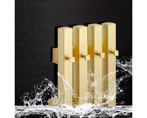 Полотенцесушитель электрический с/т Comfysan Альто-К (Alto-K) EC-4 120/18, золото, гальваника