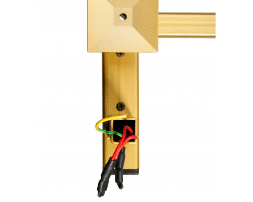 Полотенцесушитель электрический с/т Comfysan Verona-K EC-8 80/50, матовое золото