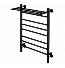 Полотенцесушитель электрический с/т Comfysan Luce EC-8 80/40 с полкой, черный