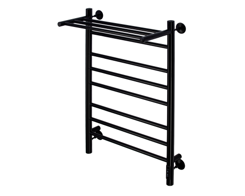 Полотенцесушитель электрический с/т Comfysan Luce EC-8 80/40 с полкой, черный