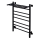 Полотенцесушитель электрический с/т Comfysan Luce EC-8 80/40 с полкой, черный