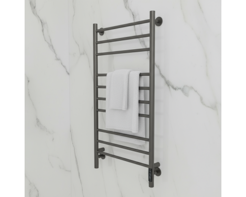 Полотенцесушитель электрический с/т Comfysan Luce EC-10 100/50, ТИТАНОВЫЙ ГРАФИТ RAL