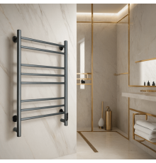 Полотенцесушитель электрический с/т Comfysan Vita EC-8 80/40, оружейная сталь