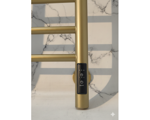 Полотенцесушитель электрический с/т Comfysan Luce EC-6 60/50, MAT GOLD RAL