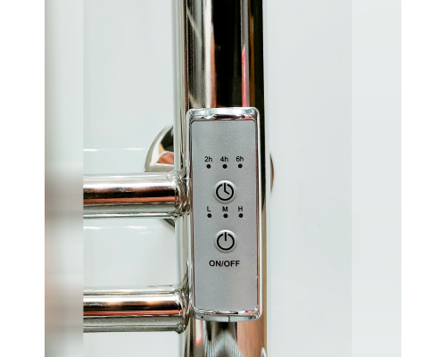 Полотенцесушитель электрический с/т Comfysan Alto EC-2 120/10, хром правый тэн