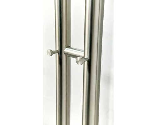 Полотенцесушитель электрический с/т Comfysan Alto EC-2 120/8, никель, гальваника