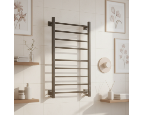 Полотенцесушитель электрический с/т Comfysan Unico-K EC-8 80/40, черный