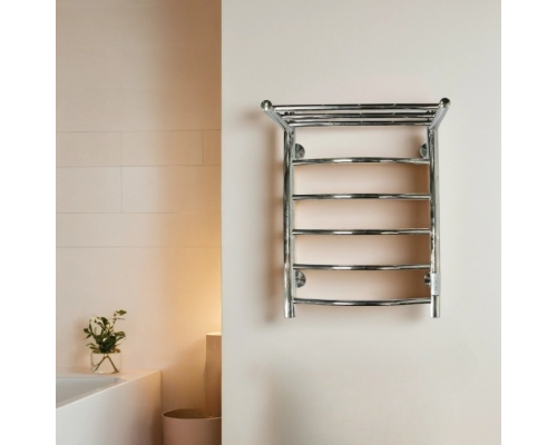 Полотенцесушитель электрический с/т Comfysan Classic EC-6 80/40 с полкой, хром