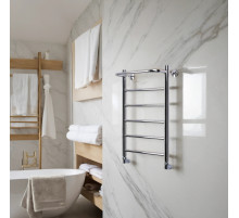 Полотенцесушитель водяной Comfysan Capri W-6 60/40 с полкой, хром