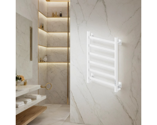 Полотенцесушитель электрический с/т Comfysan Roma-K EC-6 60/50, белый