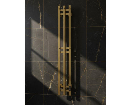 Полотенцесушитель электрический с/т Comfysan Alto-K EC-3 120/15, MAT GOLD RAL