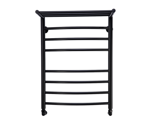 Полотенцесушитель водяной Comfysan Noumi W-8 80/50 с полкой, черный