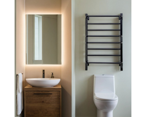 Полотенцесушитель электрический с/т Comfysan Puro-K EC-8 80/40, черный