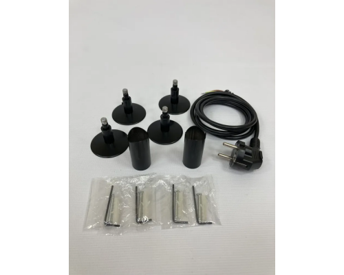 Полотенцесушитель электрический с/т Comfysan Аврора EC-6 70/40, черный