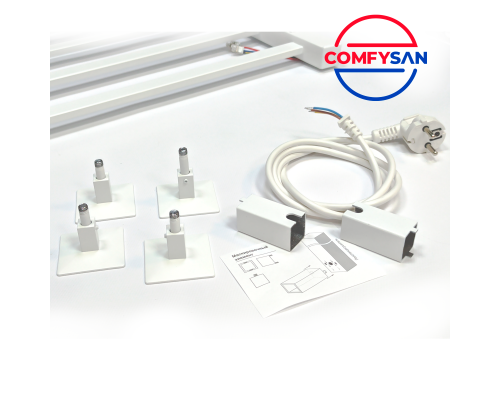 Полотенцесушитель электрический с/т Comfysan Alto-K EC-3 120/15, белый