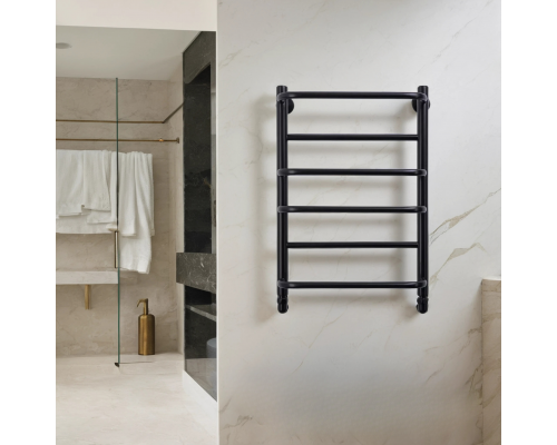 Полотенцесушитель водяной Comfysan Puro W-6 60/50, черный