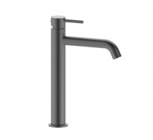 Высокий смеситель для раковины,оружейная сталь FELICE 0625 GUN METAL