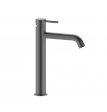 Высокий смеситель для раковины,оружейная сталь FELICE 0625 GUN METAL