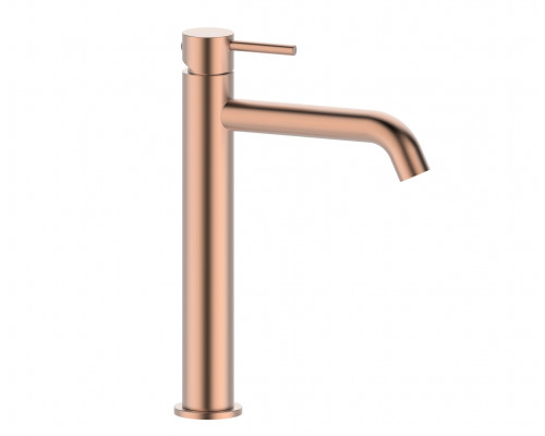 Высокий смеситель для раковины,матовая медь FELICE 0625 RAME SPAZZOLATO
