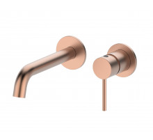 Встраиваемый настенный смеситель для раковины,матовая медь FELICE 0635 RAME SPAZZOLATO