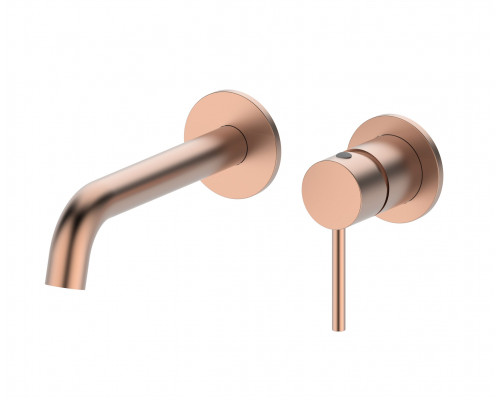 Встраиваемый настенный смеситель для раковины,матовая медь FELICE 0635 RAME SPAZZOLATO