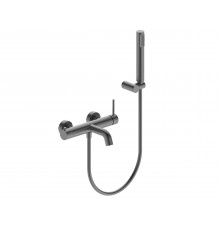 Встраиваемый смеситель для ванны,оружейная сталь FELICE 0640 GUN METAL