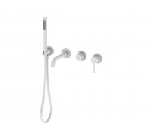 Встраиваемый смеситель для ванны,белый матовый FELICE 0655 BIANCO OPACO