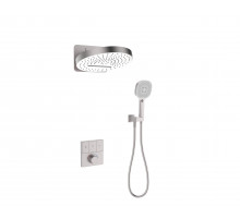 Душевая система встраиваемая с термостатом,никель FELICE 0820T NICHEL