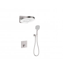 Душевая система встраиваемая с термостатом,никель FELICE 0820T NICHEL