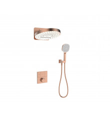 Душевая система встраиваемая с термостатом,матовая медь FELICE 0820T RAME SPAZZOLATO