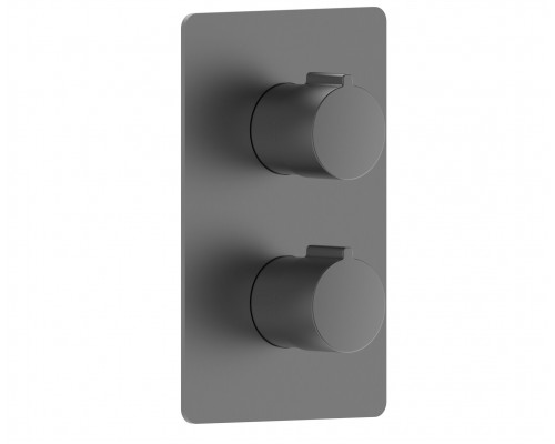 Встраиваемый смеситель для душевой гарнитуры,оружейная сталь FELICE 1120-1 GUN METAL