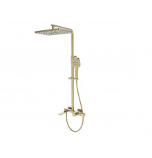 Душевая система с тропическим душем,матовое золото FELICE 1360-OO